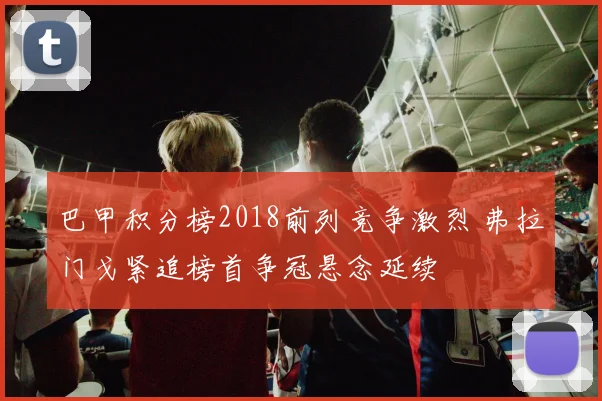 巴甲积分榜2018前列竞争激烈 弗拉门戈紧追榜首争冠悬念延续