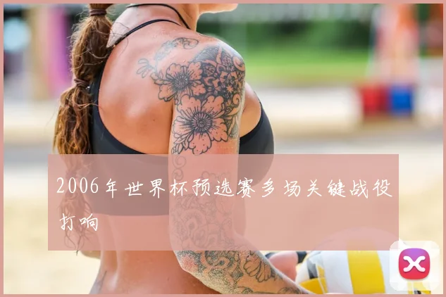 2006年世界杯预选赛多场关键战役打响