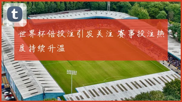 世界杯倍投注引发关注 赛事投注热度持续升温